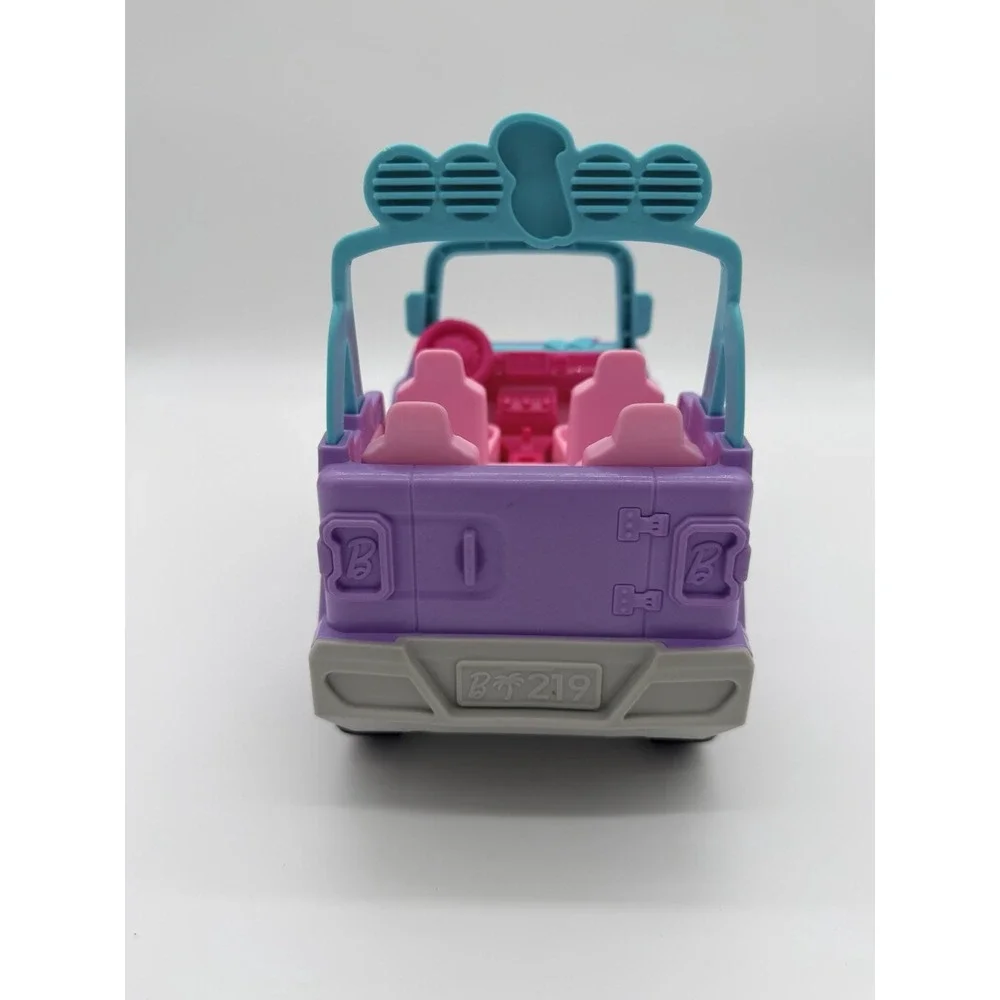 Fisher Price Little People Barbie Pink Jeep Works